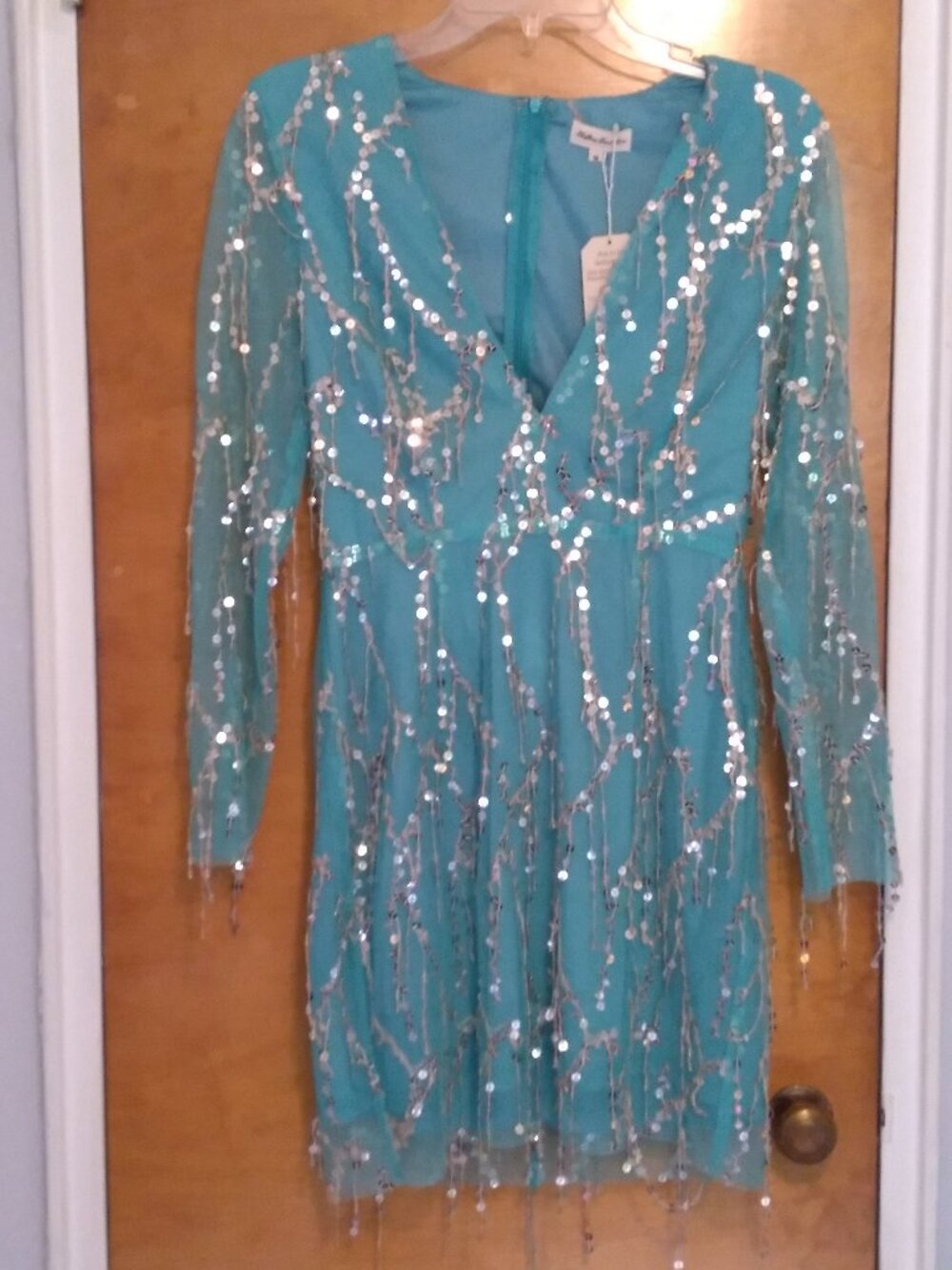 NWT Southern Fried Chics Embellished Dress - Size Medium